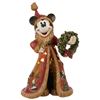 Image 1 : A Lighted Woodland "Santa Mickey on Stiltz" Figurine.