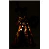 Image 2 : A Lighted Woodland "Santa Mickey on Stiltz" Figurine.