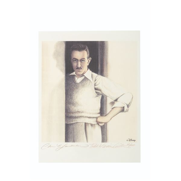 A Limited Edition Walt Disney Wristwatch Concept Art Print.