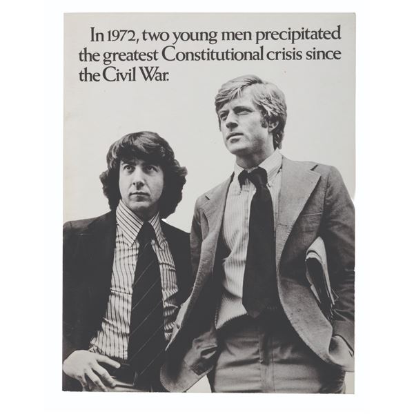 An "All the President's Men" Movie Promotional Poster.
