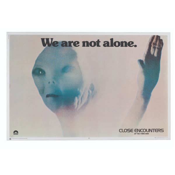 A "Close Encounters of the Third Kind" Retail Poster.