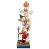 Image 2 : A "Teetering Trick-or-Treaters" Jim Shore Figurine.