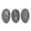 Image 1 : Three "Nightmare Before Christmas" Disneyland Pressed Coins.