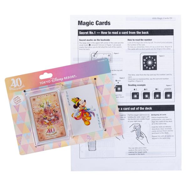 A Set of Tokyo Disney 40th Anniversary Magic Cards.