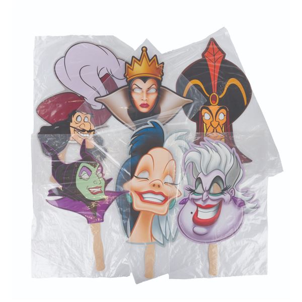 A Set of Villain Masquerade Masks from Halloween Time at Disneyland.