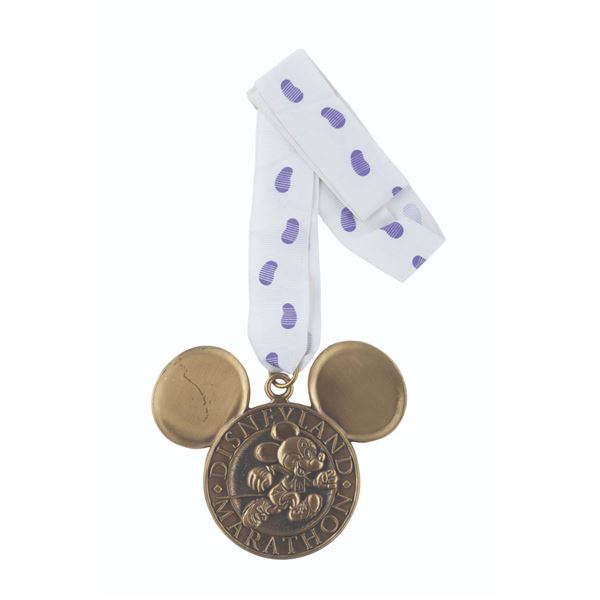A 1995 Inaugural Disneyland Marathon Medal.