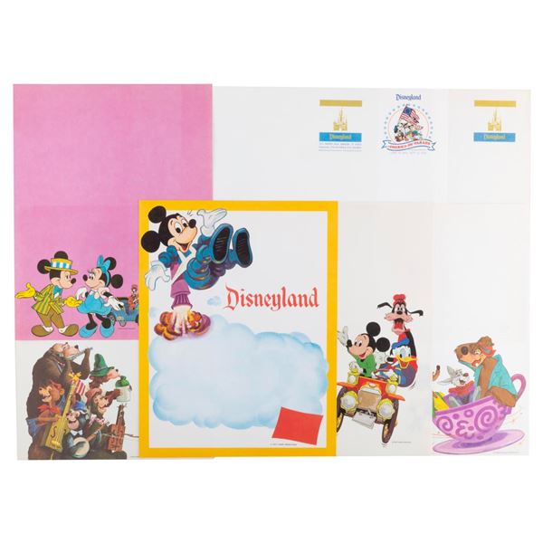 A Collection of 1970s Disneyland Stationery.