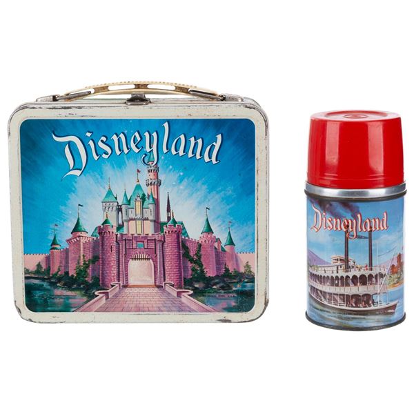 A 1960s Disneyland Lunchbox and Thermos.