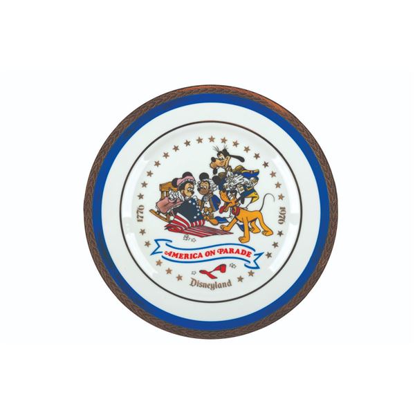 An America on Parade Minnie Betsy Ross Plate.