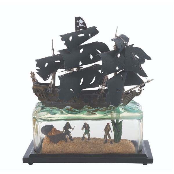 A"Pirates of the Caribbean" Black Pearl Figure.