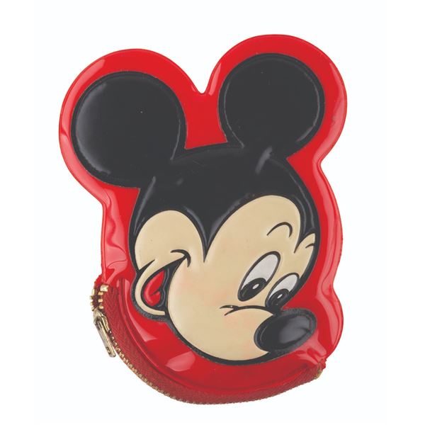 A Mickey Mouse Souvenir Coin Purse.