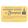 Image 1 : A Disneyland Richfield Autopia Driver's License.