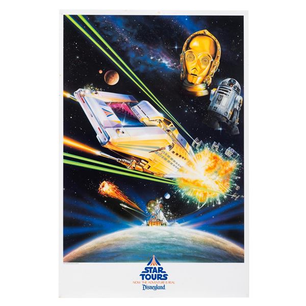 A Star Tours Souvenir Attraction Poster.