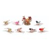 Image 1 : A Collection of Pipecleaner Birds and Animals.
