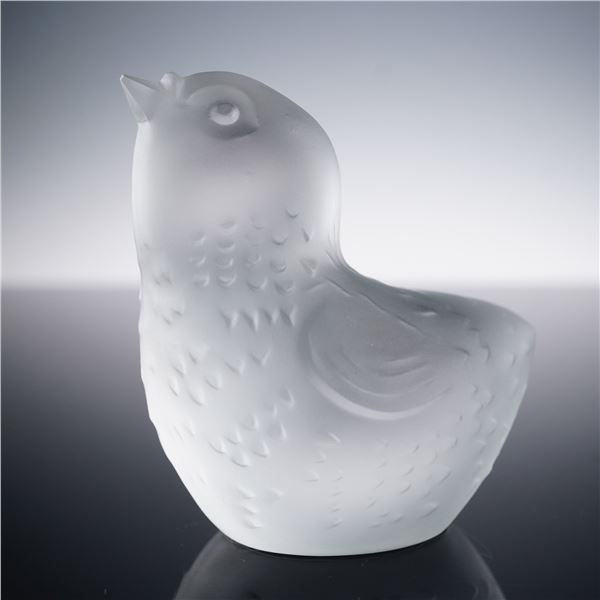 Baccarat Crystal Figurine, Sparrow Bird