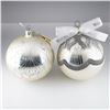 Image 1 : 2pc Waterford Holiday Heirloom Christmas Tree Ornaments