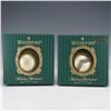 Image 8 : 2pc Waterford Holiday Heirloom Christmas Tree Ornaments