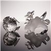 Image 4 : 2pc Swarovski Crystal Figurines, Hummingbird & Large Sparrow