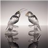 Image 1 : 2pc Swarovski Crystal Figurines, Parrot and Toucan