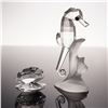 Image 1 : 2pc Swarovski Crystal Figurines, Shell and Seahorse, Signed