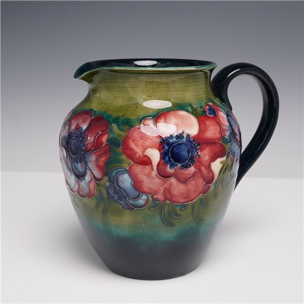 William Moorcroft Pottery Milk Jug, Anemone