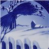 Image 2 : Royal Copenhagen 1911 Fence with Sheef of Corn Annual Christmas Plate