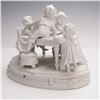 Image 3 : Scheibe-Alsbach Bisque Porcelain Figurine, Children at a Dinner Table
