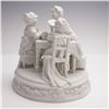 Image 4 : Scheibe-Alsbach Bisque Porcelain Figurine, Children at a Dinner Table