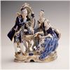 Image 1 : Muller Volkstedt Rococo Porcelain Trio Figurine