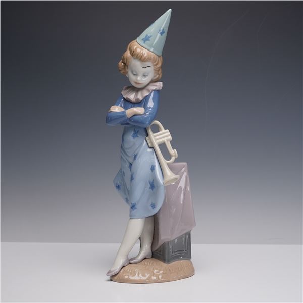 Lladro Figurine Clown with Trumpet 1005060