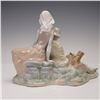 Image 2 : Lladro Porcelain Figurine, Children Reading 01004929