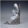 Image 2 : Lladro Porcelain Figurine, Embroiderer 1004865