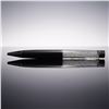 Image 2 : 2pc Swarovski Ballpoint Pens, Pink and Black