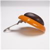 Image 3 : Bakelite and Carved Wood Dress Clip