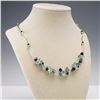 Image 2 : 2pc Necklace Set, Swarovski with Swan Logo & Unmarked Crystal Bead Necklace