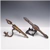 Image 2 : 2pc Cast Metal Neoclassical Style Wall Sconces