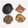 Image 2 : 4pc Vintage Cast Metal Ashtrays
