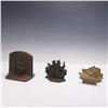 Image 1 : 3pc Naval Vessel Themed Bronze Bookends