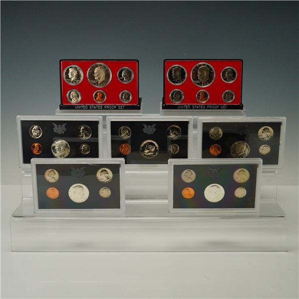 6pc United States Proof Set, 1968-1974 Consecutive Years