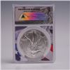 Image 2 : 2016 American Silver Eagle Type 2 One Dollar Coin ANACS Graded MS 70