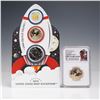 Image 1 : 2019 United States Mint Rocketship Set & 2019 Sacagawea Dollar Coin