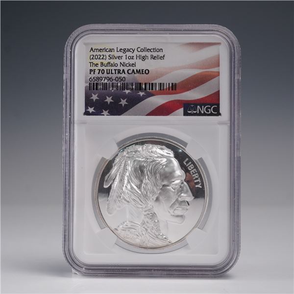 2022 American Legacy Collection Silver Coin NGC Graded PF 70 Ultra Cameo