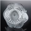Image 4 : Lalique Coupelle Anemone Frosted Crystal Dish with Original Box