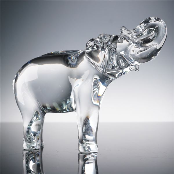 Baccarat Crystal Figurine, Elephant