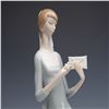 Image 2 : Lladro Porcelain Sculpture, Girl with Letter, 1001040