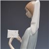 Image 4 : Lladro Porcelain Sculpture, Girl with Letter, 1001040