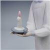 Image 3 : 2pc Lladro Figurines, Girl with Candle 01014868, and My Flowers 01001284