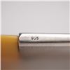 Image 5 : Art Deco Celluloid Letter Opener with Sterling Silver Calendar Handle