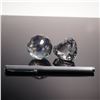 Image 1 : 3pc Swarovski Crystal Paperweights and Pen