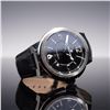 Image 1 : Swarovski Watch, Black Automatic, Stainless Steel Case with Leather Strap